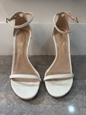 Stuart Weitzman Women’s White Heels Shoes